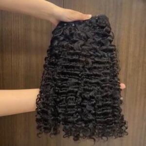 Raw Bundles Human Hair raw 3 Burmese Curly Bundles 22 24 26 inches. 100% Human Hair for women